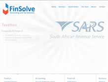 Tablet Screenshot of finsolve.co.za